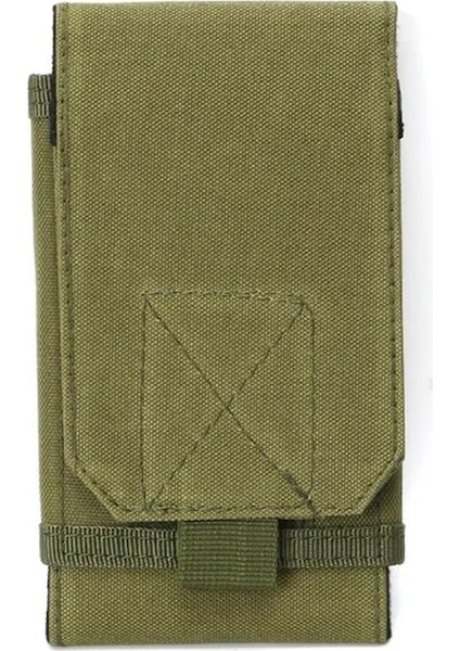 Ordu Yeşil-Açık Spor Cep Telefonu Kılıfı Kemer Çantası Askeri Bel Çantası Camo Molle Taktik Cep Edc Su Geçirmez Avcılık Aksesuarları Paketi (Yurt Dışından)