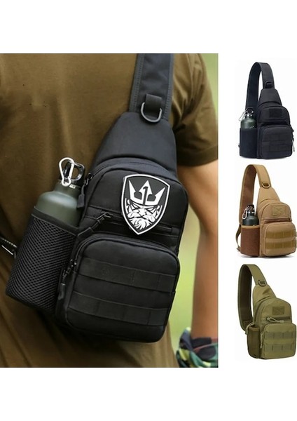 Ordu Yeşil-Askeri Taktik Omuz Çantası Erkekler Yürüyüş Sırt Çantası Naylon Açık Avcılık Kamp Balıkçılık Molle Ordu Trekking Göğüs Sling Çanta (Yurt Dışından)