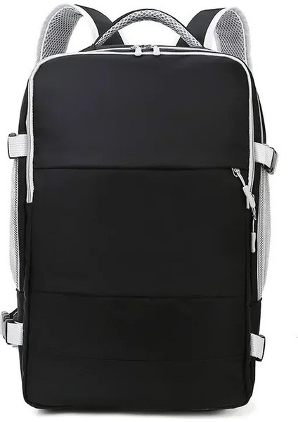 Siyah-Çok Fonksiyonlu Seyahat Sırt Çantası Kadınlar Için Trekking Dağcılık Çantası USB Şarj Portu Su Geçirmez Spor Spor Çanta Saklama Çantası (Yurt Dışından) fırsatları