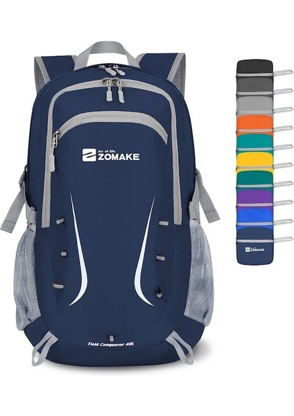 Diğer-Turuncu 35L Hafif Paketlenebilir Küçük Sırt Çantası Katlanır Su Geçirmez Caming Yürüyüş Sırt Çantası Kadın Erkek Için Açık Seyahat Çantası (Yurt Dışından)