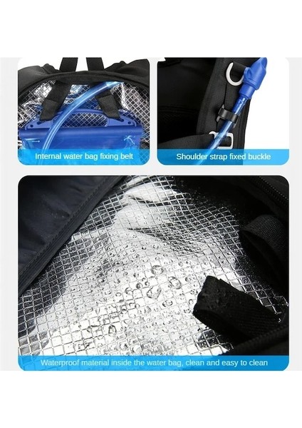 Mavi-Açık Kamp Su Geçirmez Nefes Sırt Çantası Büyük Kapasiteli Açık Tırmanma Çantası Trekking Spor Çanta Sırt Çantası (Yurt Dışından) indirimleri