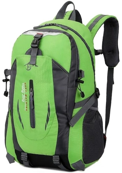 Yeşil Su Geçirmez Unisex Açık Yürüyüş Sırt Çantası Seyahat Trekking Çantaları Tırmanma Balıkçılık Kamp Sırt Çantası Büyük Kapasiteli Spor Sırt Çantası (Yurt Dışından)