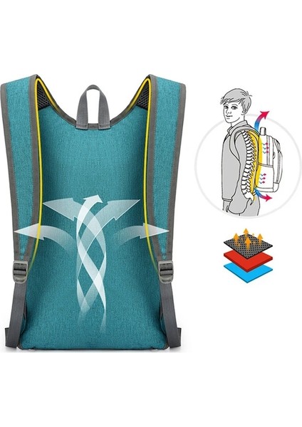 Koyu Gri-Ultra Hafif Katlanabilir Sırt Çantası Taşınabilir Kamp Yürüyüş Seyahat Sırt Çantası Su Geçirmez Eğlence Unisex Spor Seyahat Çantası Sırt Çantası (Yurt Dışından) modelleri