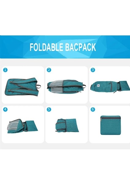 Koyu Gri-Ultra Hafif Katlanabilir Sırt Çantası Taşınabilir Kamp Yürüyüş Seyahat Sırt Çantası Su Geçirmez Eğlence Unisex Spor Seyahat Çantası Sırt Çantası (Yurt Dışından) fırsatları