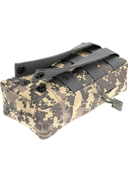 Siyah-Taktik Molle Kılıfı 1000D Açık Askeri Taktik Bel Çantası Edc Molle Fermuar Bel Paketi Dayanıklı Kemer Kılıfı Sırt Çantası Aksesuarı (Yurt Dışından) modelleri