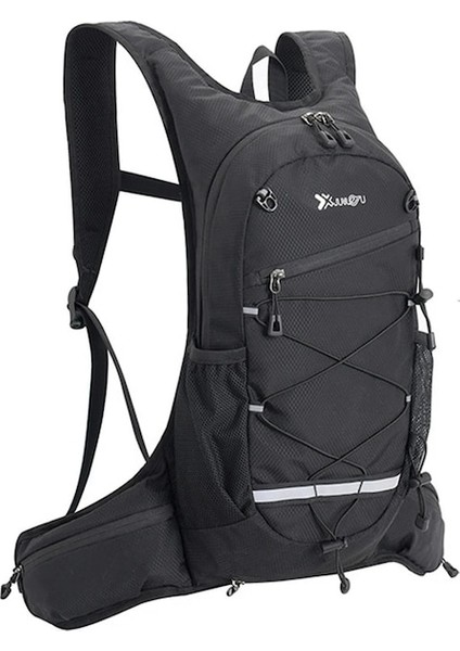 Siyah-Polyester Tırmanma Sırt Çantası Nefes Alabilir Trekking Sırt Çantası Aşınmaya Dayanıklı Katmanlı Depolama Hafif Egzersiz ve Fitness Için Dayanıklı (Yurt Dışından)