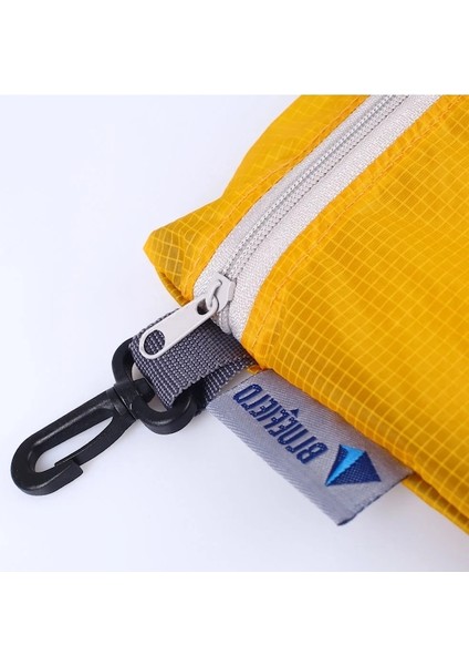 Mavi-Unisex Kaplamalı Silikon Kumaş Su Geçirmez Fermuar Kanca Saklama Çantası Açık Kamp Yürüyüş Cep Kılıfı Organizatör (Yurt Dışından) fırsatları