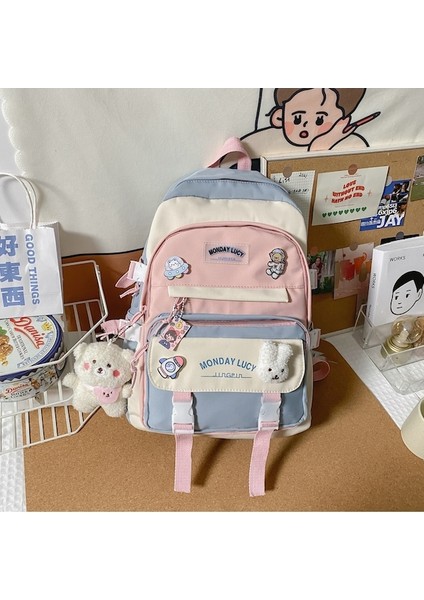 Oloey Koreli Ins Ortaokul Öğrencileri Okul Çantası (Yurt Dışından) fiyatları