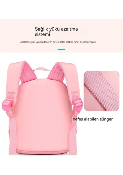 Karikatür Peluş Bölünmüş Geyik Çocuk Anaokulu Okul Çantası-Kırmızı (Yurt Dışından) fırsatları