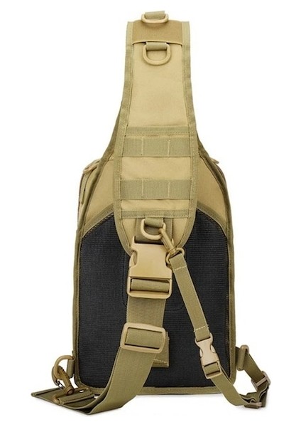 Haki-Erkek Taktik Omuz Askeri Göğüs Çantası Molle Doğa Sporları Naylon Büyük Kapasiteli Ordu Avcılık Kamp Yürüyüş Seyahat Sırt Çantası (Yurt Dışından) indirimleri