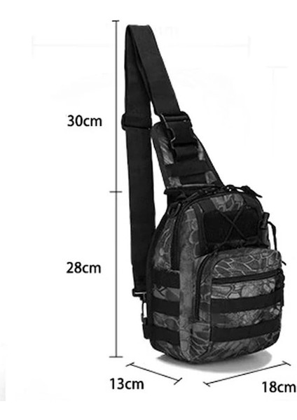 Siyah-Taktik Omuz Çantaları Askeri Seyahat Yürüyüş Sırt Çantası Erkekler Göğüs Askılı Çanta Spor Molle Ordu Kamp Avcılık Balıkçılık (Yurt Dışından) modelleri