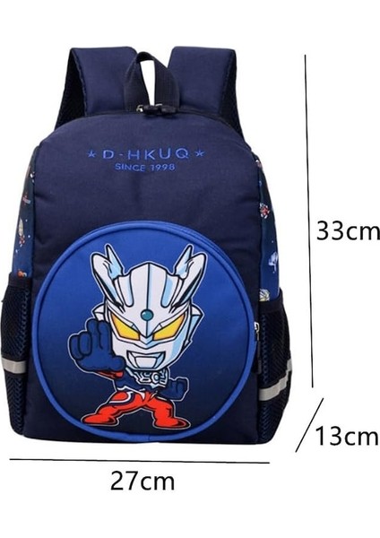 Yucama Çocuk Karikatür Sırt Çantası Çocuk Okul Çantası Anaokulu Hafif Su Geçirmez Çocuk Sırt Çantası 2-8 Yaş Arası Çocuklar Için - Ultraman (Yurt Dışından)