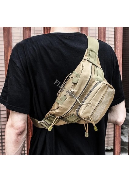 Haki-Açık Erkekler Su Geçirmez Molle Bel Fanny Paketi Taktik Askeri Spor Ordu Çanta Yürüyüş Balıkçılık Avcılık Kamp Seyahat Kemer Paketi (Yurt Dışından) fiyatları