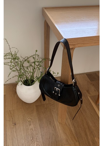 Kore Ins Blogger Kadınlar Için Aynı Stil Çanta Yaz 2023 Yeni Retro Sıcak Kız Koltuk Altı Çantası Niş Tek Omuz Crossbody Çanta (Yurt Dışından)