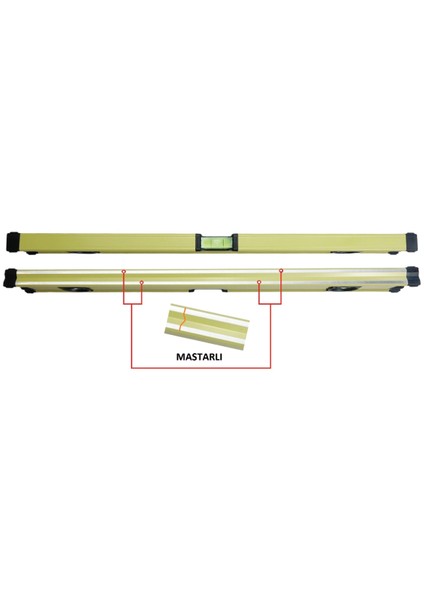 Su Terazisimastarlı Prosesyonel Seri 3 Gözlü 40 cm/16"-1 mm ERA12487