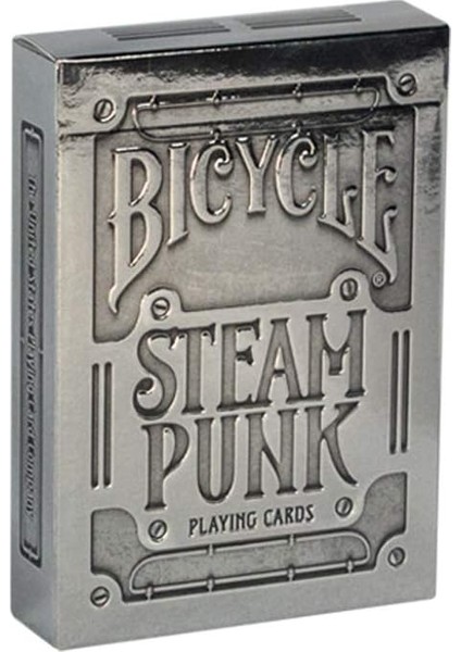 Silver Steampunk Iskambil Oyun Kart Destesi