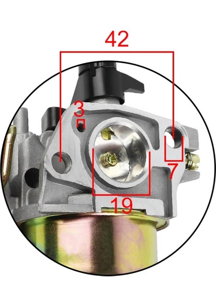 Benzinli Su Motoru Çapa Motoru 6.5/7 Hp Musluklu Karbüratör Gx 120/160/200