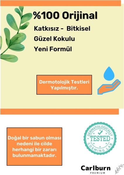 Doğal Güzel Kokulu El Yüz Saç Vücut Cilt 5'Li Zerdeçal Ekstraktı Sabun