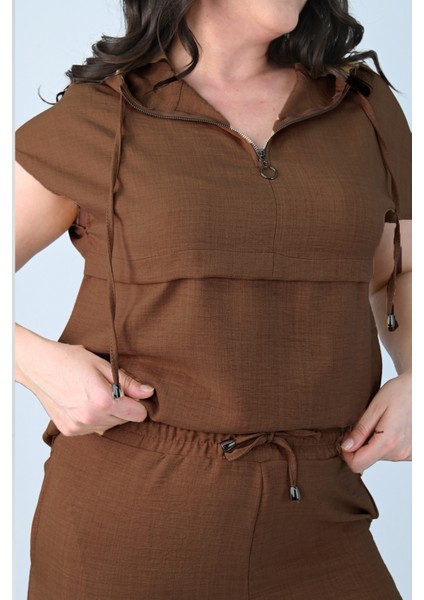 Kadın Büyük Beden Kolsuz Alt-Üst Takım 8069-25 fırsatları