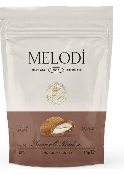 Prenses Tarçınlı Badem Draje Doypack 80G