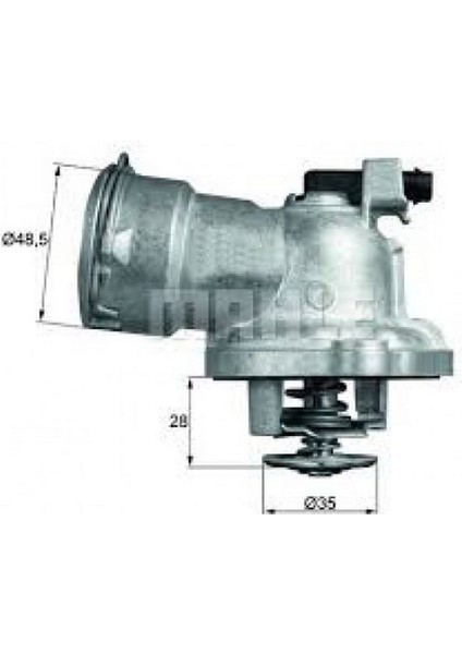 Termostat 87 C Mercedes OM642 W204 S204 C219 W211 W221 18051