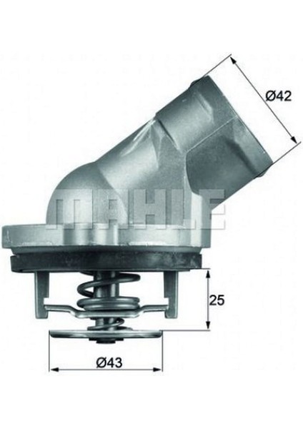 Termostat 87 C Mercedes M112 W202 W203 CL203 W210 W211 W220 18051