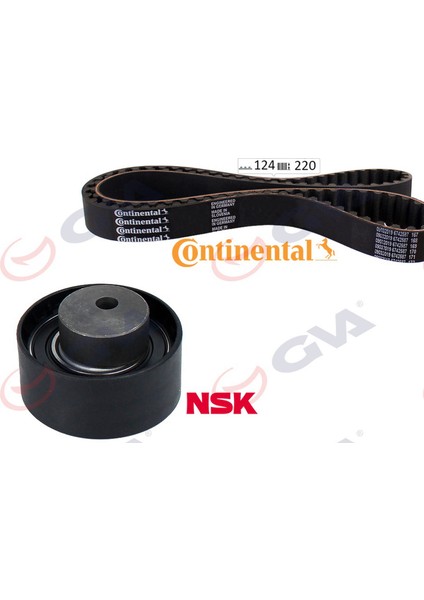 Eksantrik Gergi Kiti 124X220 Brava 1.2 16V-BRAVO I-Ii 1.2 -1.4-Doblo 1.4-Linea 1.2 -Mare-Palio 1.2 K015503XS 18051