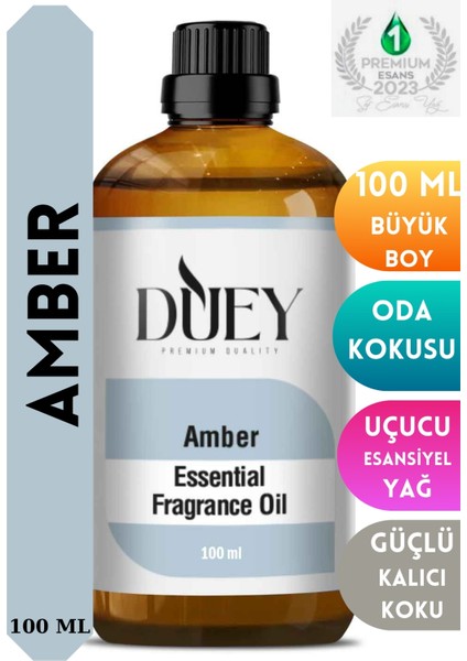 Amber Uçucu Yağ 100ML Buhurdanlık Yağı Difüzör Esansı Oda Kokusu Esansı Hava Nemlendirici