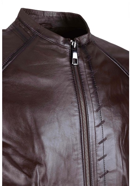 Erkek Deri Kahverengi Deri Mont 974 Smr 247 Erk Derımont Y24 Fındık Zıg modelleri