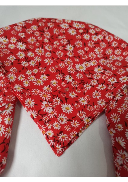 Papatya Desenli Bandana