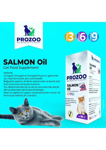 Somon Yağı Kedi 100 ml