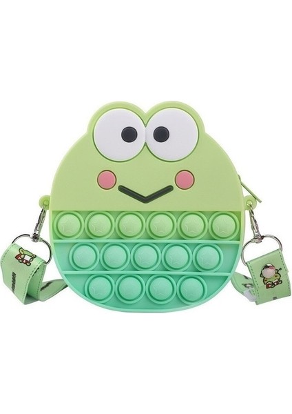 Cartoon Fermuarsız Crossbody Çocuk Çantası (Yurt Dışından)