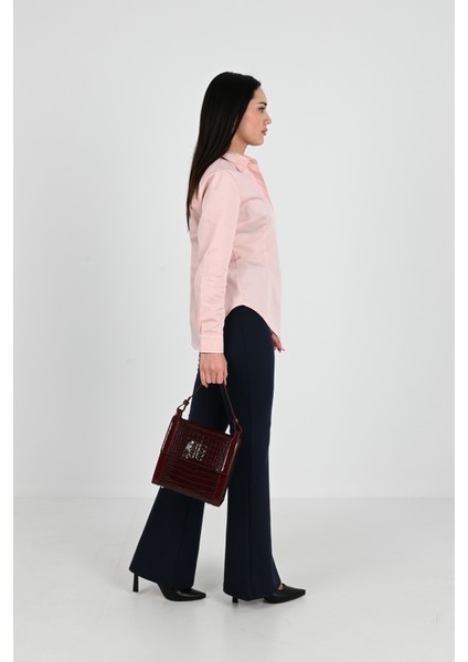 Kadın Klasik Uzun Kol Gömlek 1668-24 fiyatları