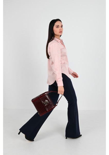 Kadın Klasik Uzun Kol Gömlek 1668-24 indirimleri