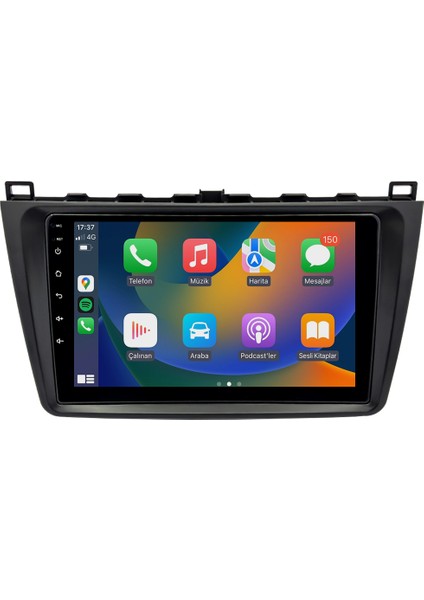 Mazda 6 (2009-2011) Android 14 Multimedya Carplay 10 Inch 4 GB Ram / 64 GB Hafıza CRV-4591XD