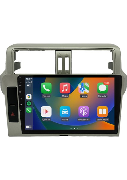 Toyota Prado (2014-2019) Android 14 Multimedya Carplay 10 Inch 4 GB Ram / 64 GB Hafıza CRV-4555XD