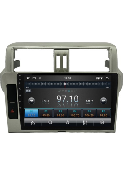 Toyota Prado (2014-2019) Android 14 Multimedya Carplay 10 Inch 4 GB Ram / 64 GB Hafıza CRV-4555XD
