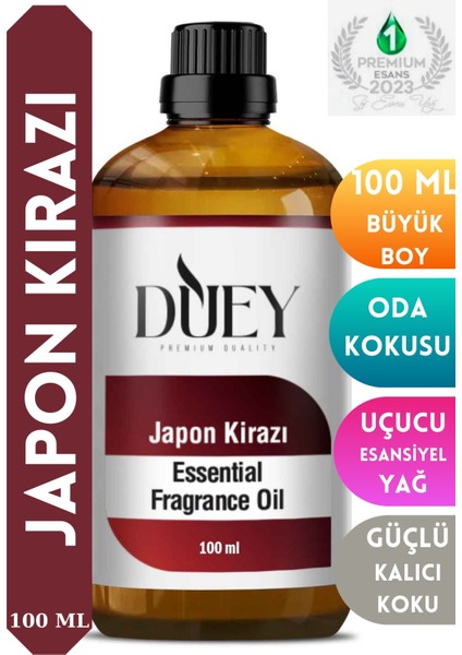 Japon Kirazı Uçucu Yağ 100ML Buhurdanlık Yağı Difüzör Esansı Oda Kokusu Esansı Hava Nemlendirici