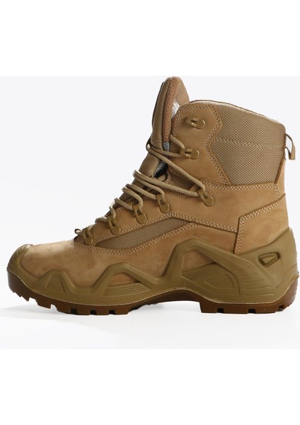 Erkek Attack Bot Hakiki Deri Bej Renk Platform Topuklu 1000 23000-M fiyatları