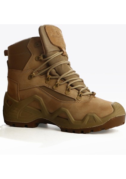 Erkek Attack Bot Hakiki Deri Bej Renk Platform Topuklu 1000 23000-M fırsatları