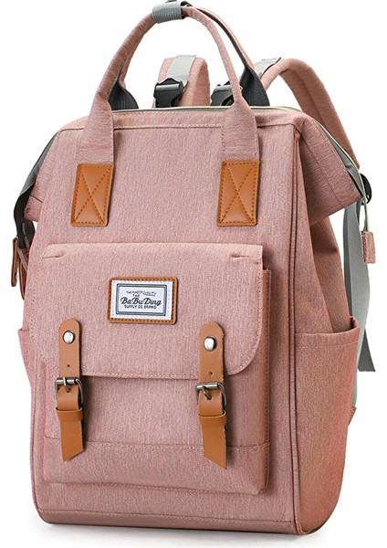 Büyük Kapasiteli Bebek Bakım Çantası - Gri (Yurt Dışından)