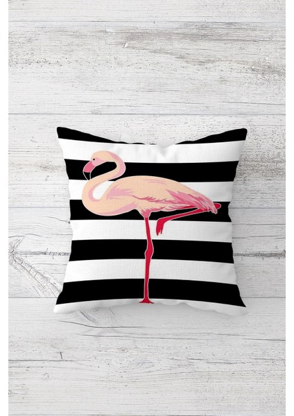 Filamingo Çizgili Yastık Kombin Gizli Fermuarlı Kırlent Kılıfı Koltuk Yastık Kılıfı TAKIM(4ADET) modelleri