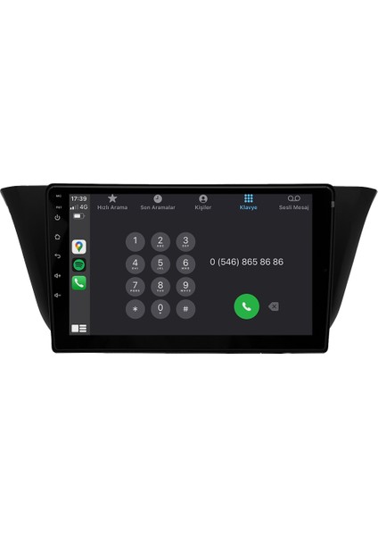 Iveco Daily (2015-2023) Android 14 Multimedya Carplay 10 Inch 4 GB Ram / 64 GB Hafıza CRV-4383XD