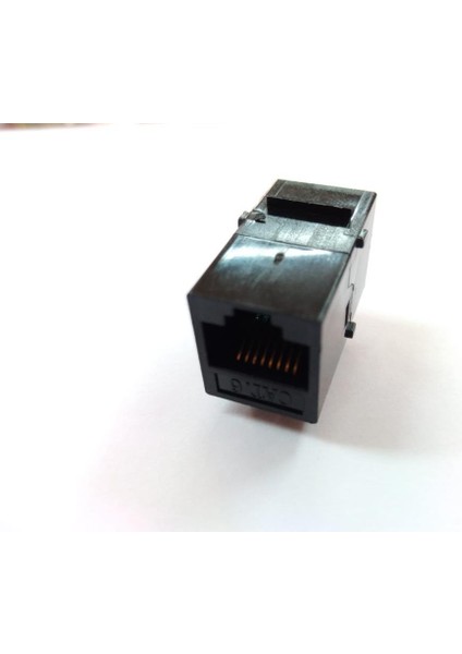 Cat. 6 Dişi - Dişi Keystone Ara - Siyah modelleri