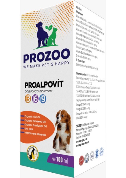 Proalpovit Köpek 100 ml