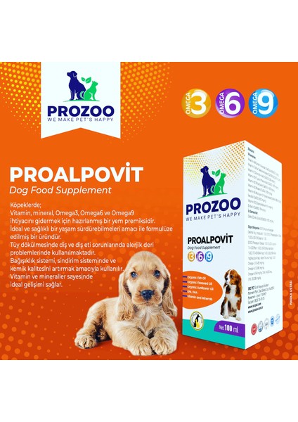 Proalpovit Köpek 100 ml