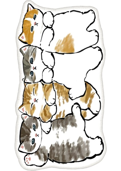 Özel Tasarım, Yıkanabilir, Kaymaz Tabanlı, Lazer Kesim Hayvan Figürlu Çocuk Oda Halısı Woobtny0680 indirimleri