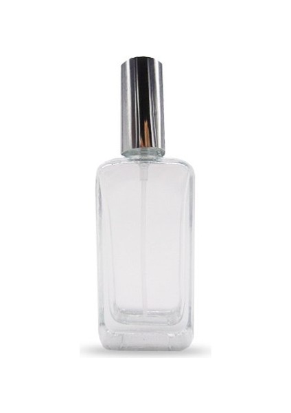 Dikdörtgen Parfüm Kolonya Sprey Şişesi 50 ml 4 Adet