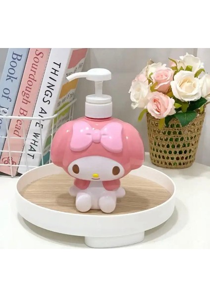 My Melodi Melody Sanrio Kawai Kore Sıvı Sabunluk Şampuan Şişesi Dezenfektan Duş Jeli Kutusu 500 ml