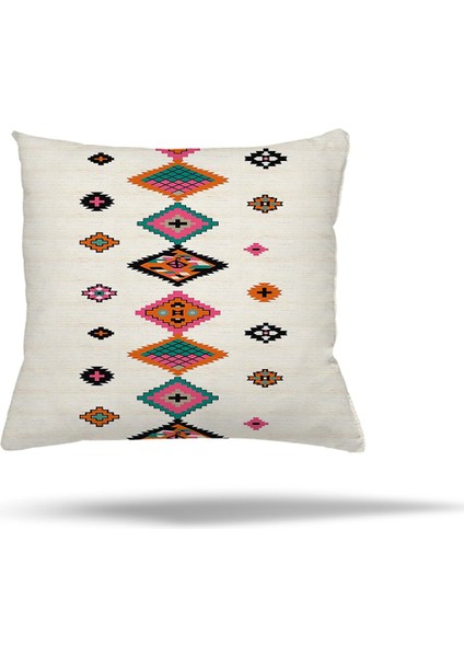 Geometrik Flamingo Çiçek Desen Gizli Fermuarlı Yastık Kılıfı Kırlent Kılıfı Koltuk Yastık Kılıfı fiyatları